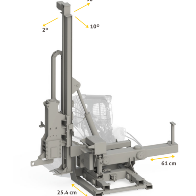 Rhino Solar Pro - Hydraulic post driver