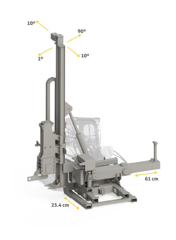 Rhino Solar Pro - Hydraulic post driver