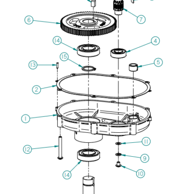 242-0120A CASE, TRANSMISSION