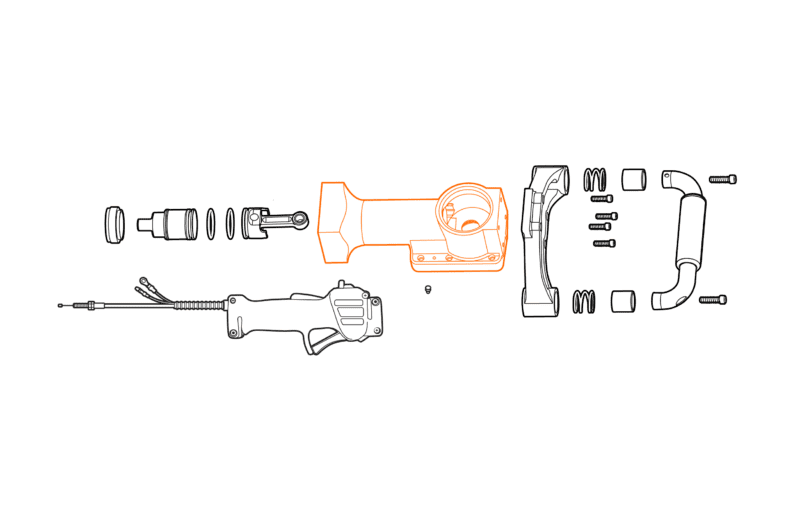 301016 Body Assembly with Cylinder and Bearings