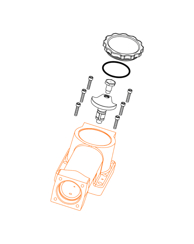 301016 Body Assembly with Cylinder and Bearings