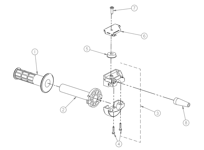 310-0020-030	GRIP, THROTTLE